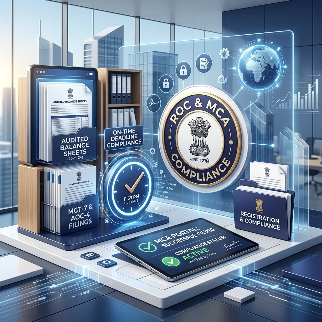 Hassle-Free {ROC & MCA Compliance}